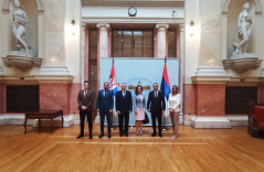 29 September 2021 The Parliamentary Friendship Group with Slovakia with the Slovak Ambassador to Serbia